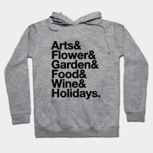 Epcot Festivals Ampersand (Black) Hoodie